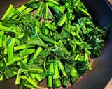 菜の花のバター炒め　ガーリック風味作り方4写真