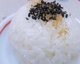 塩むすびに　一味と胡麻。作り方3写真