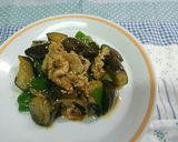豚こま肉となす＆ピーマンの甘味噌炒め作り方7写真