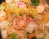 妊婦飯 糖質オフ 食べる!海鮮スープ作り方1写真