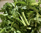 春菊と残り物野菜で【簡単】かた焼きそば作り方6写真