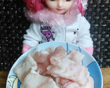 リカちゃん♡豚と小松菜の卵炒め作り方1写真