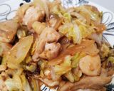 簡単！鶏肉とキャベツのみそにんにく炒め作り方5写真