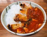 たっぷりトマトソースの豚ロース肉ライス作り方5写真
