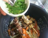 焼き鳥の☺️炊き込み御飯❤️作り方1写真