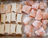 鷄ささみと厚揚げの甘辛だれ作り方1写真