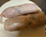 甘栗とプルーンのロールチキン。作り方3写真