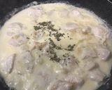 鶏肉のハーブソルトクリームパスタ☆作り方3写真