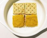 幼児のおやつ かぼちゃクラッカーサンド作り方4写真