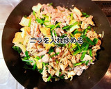 豚肉と厚揚げのカレー炒め作り方6写真