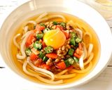 うまつゆで♪ねばトマ納豆のぶっかけうどん作り方7写真