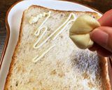 マヨネーズだけトースト作り方1写真