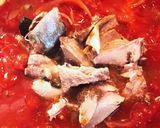 サバとトマトのパスタ作り方5写真