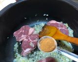 モロッコの羊肉とドライアプリコット煮込み作り方3写真