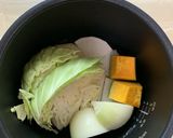 ステーキの付け合わせ（パナ電気圧力鍋）作り方3写真
