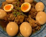 鶏のすっぱ煮！煮卵を添えて作り方5写真
