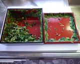 葉わさびの醤油漬けー重箱で辛味をたてる作り方9写真