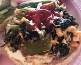 簡単♡朝食♡ほうれん草スクランブルエッグ作り方8写真