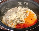 アジの炊き込みご飯作り方4写真