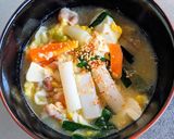 豚バラ肉とたっぷり野菜のトックスープ作り方10写真