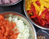 ベーコン・パプリカの簡単炊飯ピラフ作り方1写真