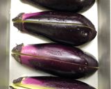 蒸し茄子の辛子味噌マヨネーズ和え＊副菜作り方1写真