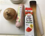 ソーセージストロガノフ【スウェーデン】作り方1写真