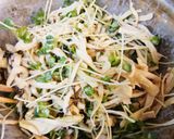 切り干し大根とかいわれ大根の塩昆布サラダ作り方3写真