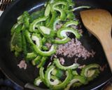 ゴーヤとひき肉の味噌炒め作り方2写真