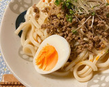 【簡単】牛乳を使って！坦々風うどん☆作り方5写真