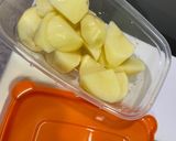 ミョウガと柴漬けの和風ポテトサラダ作り方1写真