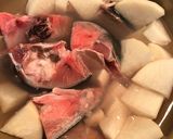 深フライパンでぶり大根作り方3写真