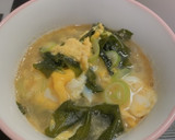 ネギとワカメで！ふわっと中華風卵スープ作り方6写真