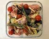 簡単♪鶏肉と茄子のハーブソルト焼き作り方5写真