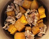 簡単♪南瓜と豚肉の煮物【常備菜】作り方5写真
