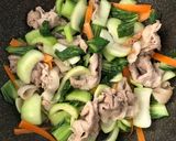 簡単中華♪豚肉と豆腐の甘酢炒め作り方5写真