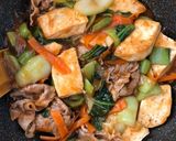 簡単中華♪豚肉と豆腐の甘酢炒め作り方7写真