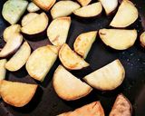 節約！豚こまとさつま芋のオイスター煮込み作り方4写真