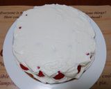 ✿桜満開✿桜と苺のショートケーキ作り方7写真