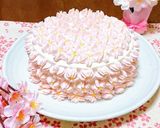 ✿桜満開✿桜と苺のショートケーキ作り方13写真