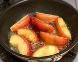 お手軽腸活☻フライパンで焼きリンゴ作り方4写真