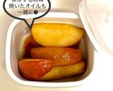 お手軽腸活☻フライパンで焼きリンゴ作り方6写真
