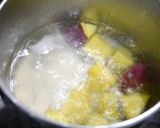 簡単！さつまいもとキャベツのお味噌汁作り方2写真