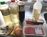 ミンチで卵とじ!(^^)!作り方1写真