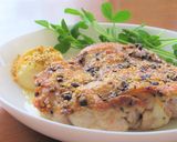 鶏もも肉の黒胡椒ステーキ　ガーリックマヨ作り方6写真