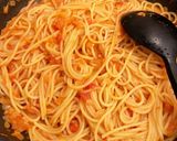 牛乳とトマト缶でトマトクリームパスタ☆作り方7写真