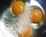 簡単！カニかまとチンゲン菜の玉子炒め作り方3写真