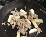 2回目の豆苗！長芋と豚コマ塩胡椒炒め♩作り方4写真