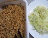 休日らんち。　ｷｬﾍﾞﾂたっぷり焼きそば作り方5写真