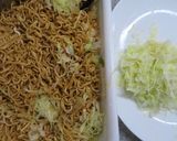 休日らんち。　ｷｬﾍﾞﾂたっぷり焼きそば作り方7写真